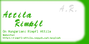 attila rimpfl business card